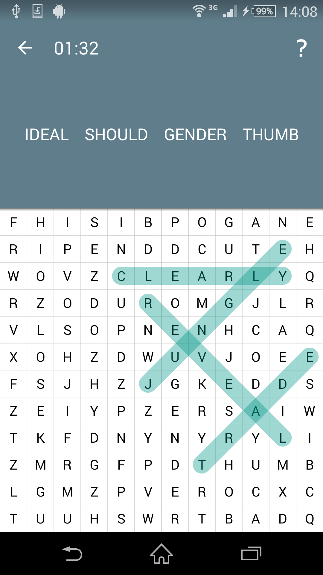 Android application Word Search 3 - Classic Puzzle Game screenshort