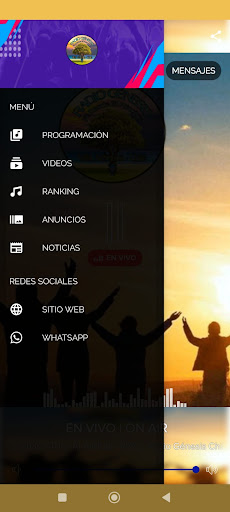 Android application Radio Génesis Chile screenshort