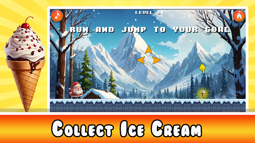 Android application Icecream Run Adventure screenshort