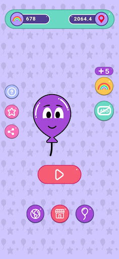 Rainbow Balloon Game Screen 2