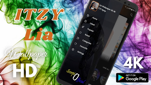 Android application Lia Wallpaper HD 4K ITZY Kpop screenshort
