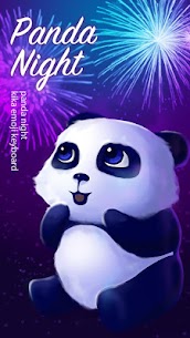 Panda Night Keyboard Theme For PC installation