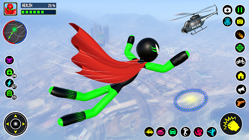 Stickman Spider Gangster Game Screen 3