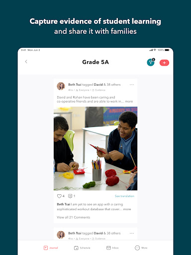 Screenshot of Toddle Educator