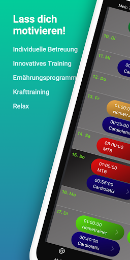 Android application Sportwald screenshort