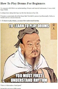 如何演奏鼓基礎知識