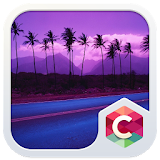 Purple Sunset CLauncher Theme icon