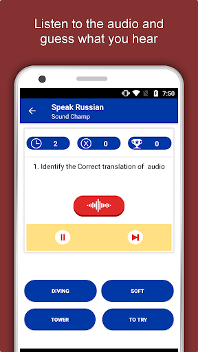 Screenshot of Learn Russian Language Offline