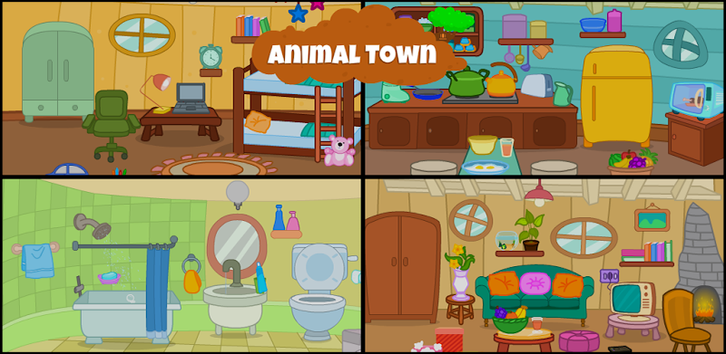 动物城镇：儿童和幼儿版我的松鼠之家
