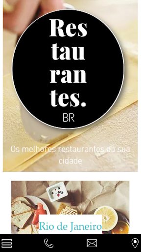 Android application Restaurantes BR screenshort