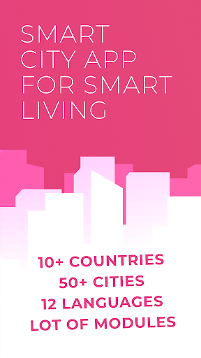 Android application CityX - smart cities solutions screenshort