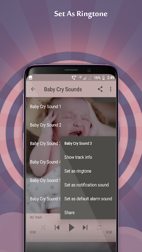 Baby Cry Sounds Screen 2