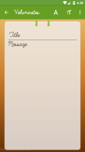 Voluminotes Screen 3