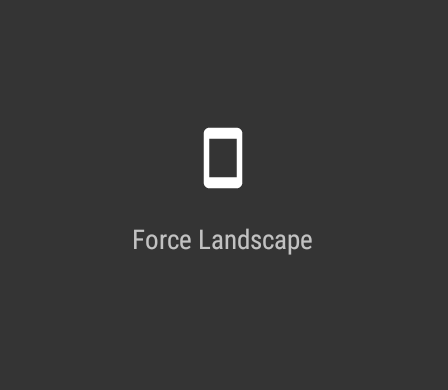 Android application Force Landscape screenshort