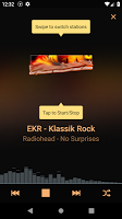 screenshot of Rock Music online radio