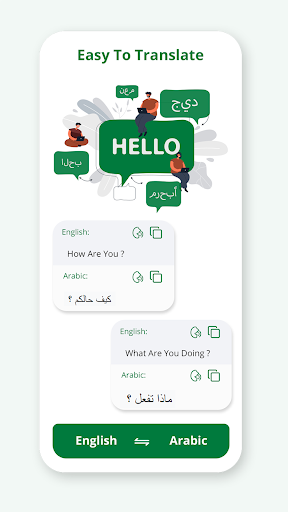 Android application Arabic English Translator screenshort