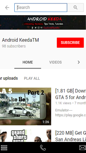 Android application Android Keeda TM screenshort