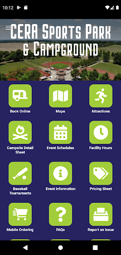 Android application CERA Sports Park & Campground screenshort