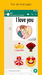 screenshot of ILove Stickers - For love