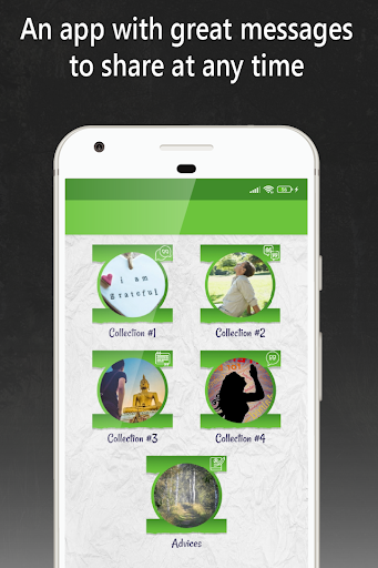Android application appreciation quotes gratitude screenshort
