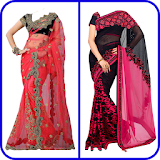 Net Saree Photo Suit Editor For Women icon