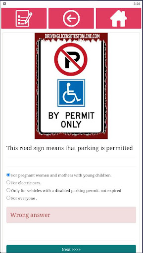 Driving License Test In Canada Screen 3