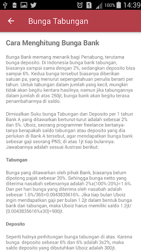 Bunga Tabungan Screen 3