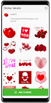 screenshot of WASticker - Romantic stickers