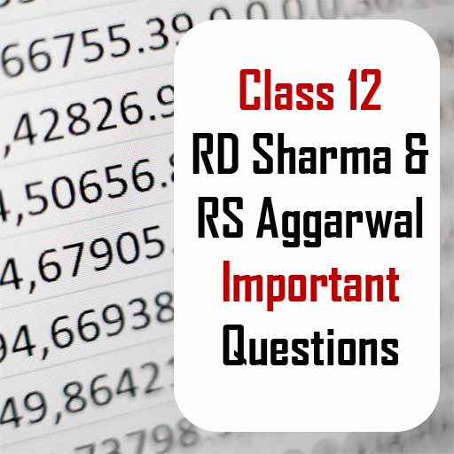 Class 12 RD SHARMA and RS AGGARW