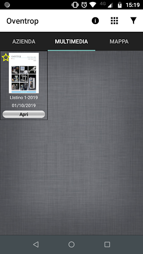 Android application Oventrop screenshort