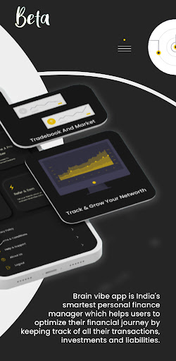 Brainvibe - Smart Finance App Screen 2