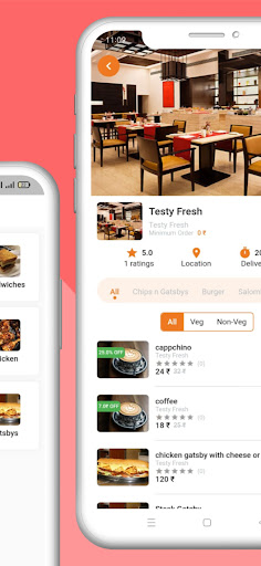 JAANU: Food Delivery Screen 3