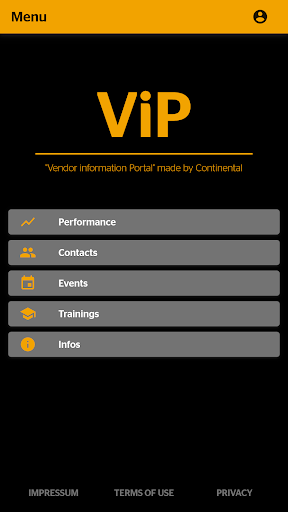 Android application Continental ViP screenshort