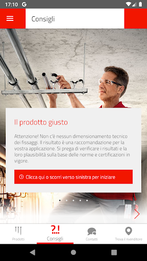 Anteprima dell'app