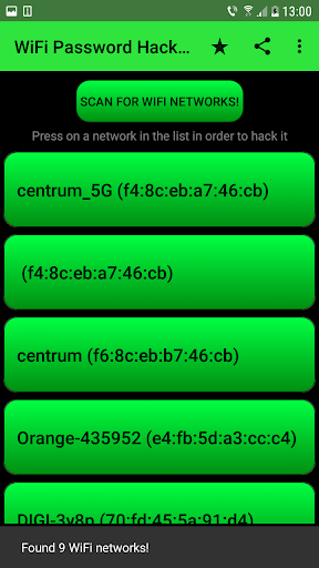 WiFi Password Hacker Hacking t Screen 3