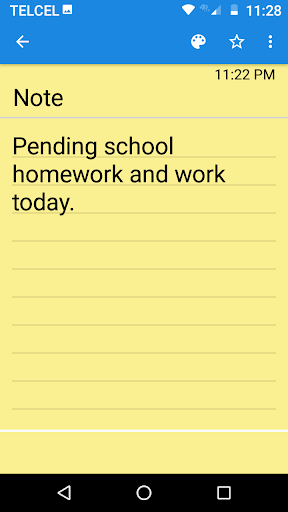Android application K-Note screenshort