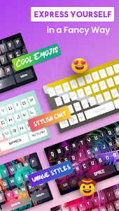 Stylish Keyboard Fonts Themes