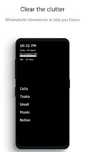 Indistract Minimalist Launcher Screenshot