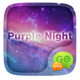 GO SMS PURPLE NIGHT THEME icon