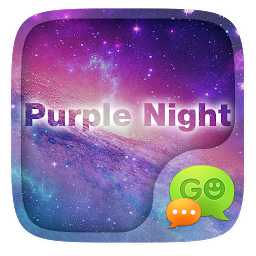 Obraz ikony: GO SMS PURPLE NIGHT THEME