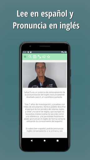 Android application iukantu: aprender pronunciació screenshort