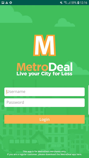 MetroDeal Merchants Screenshot 1 - AppWisp.com