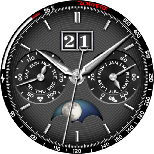 JK_31 [WatchFace] Moon logo