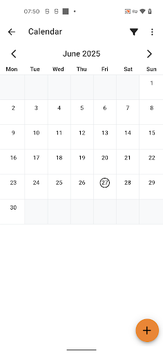 Screenshot of Moodle