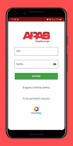 Android application Apas Itapetininga screenshort