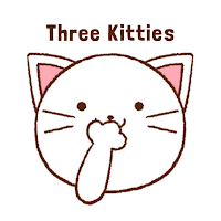 Симпатичные обои Three Kitties