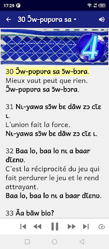 Dagara Proverbes Screen 3