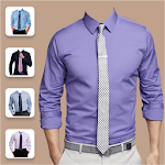 Cover Image of Download Man Shirt with Tie Photo Edito  APK