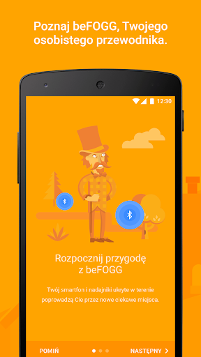 Android application beFOGG - explore it! screenshort