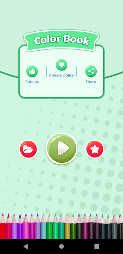 Android application Cartoon Coloring Book screenshort